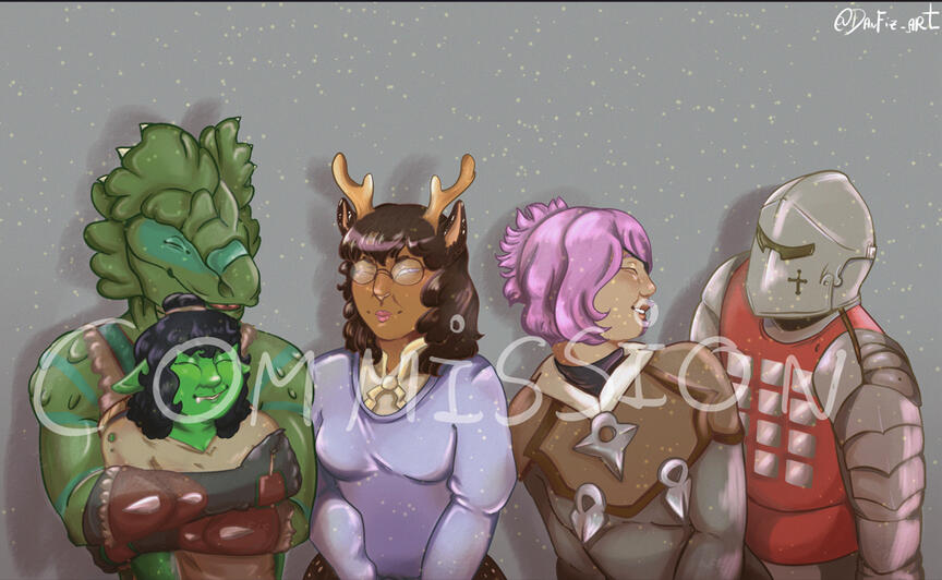 D&d Party! i loved working on this silly guys D&d Party! i loved working on this silly guys